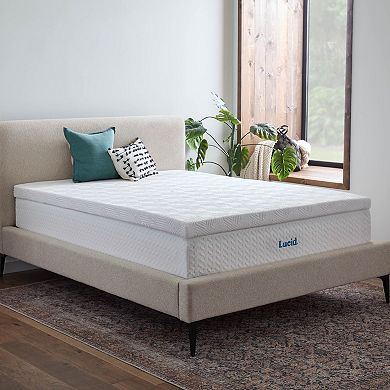 Lucid Dream 3-in. Gel & Lavender Mattress Topper with Cover