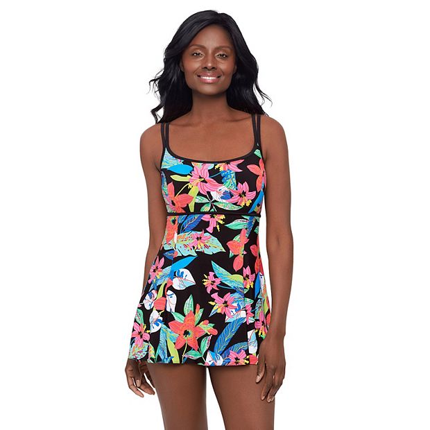 Women s Great Lengths Floral Shade Swimdress