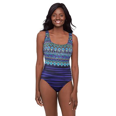 Women s Great Lengths Double Cross Back One Piece Swimsuit