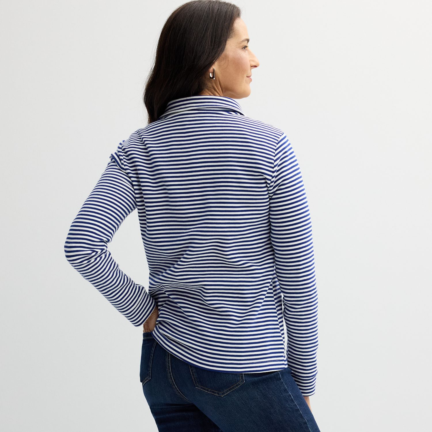 Womens Croft & Barrow Zip Neck Tops, Clothing | Kohl's
