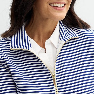 Women's Croft & Barrow® Quarter-Zip Pullover
