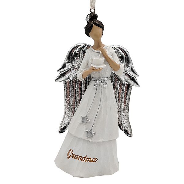 St. Nicholas Square® Grandma Sentiment Angel Christmas Ornament - Light Skin Tone