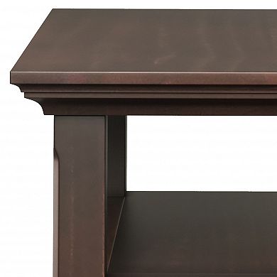 Simpli Home Acadian Narrow 1 Shelf End Table