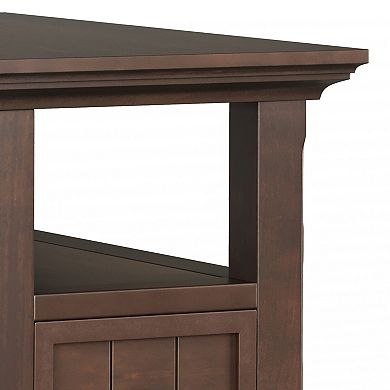 Simpli Home Acadian Narrow 1 Shelf End Table