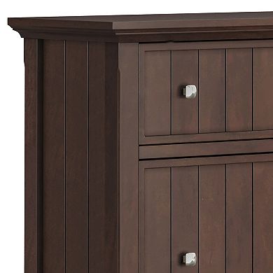 Simpli Home Acadian Entryway Shoe Storage Cabinet