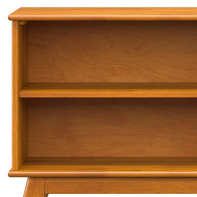 Simpli Home Draper Low 4-Shelf Bookcase