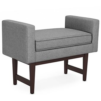 Simpli Home Scott Small Ottoman Bench