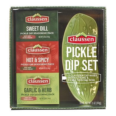 Claussen Pickle Dip Set