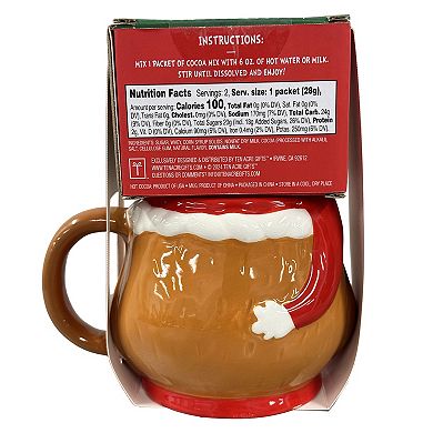 Ten Acre Gifts Dr. Seuss Grinch Figural Mug & Cocoa Gift Set