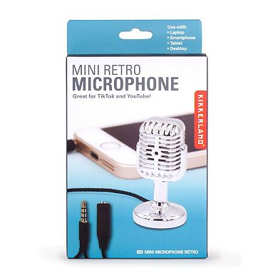 Kikkerland Mini Retro Microphone