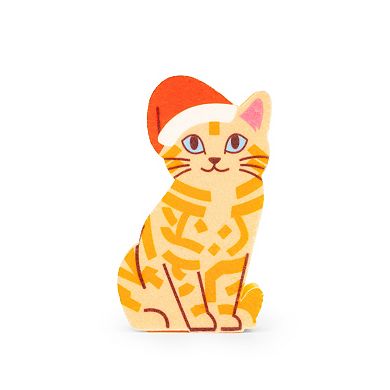 Kikkerland Santa Kitty Sponge