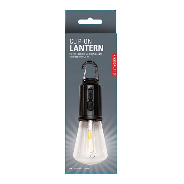 Kikkerland Clip-On Lantern - None