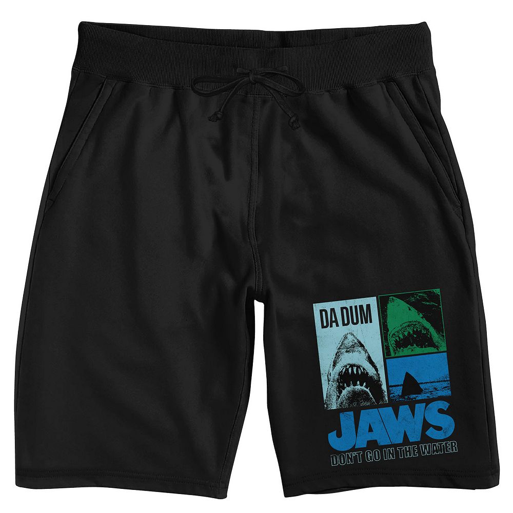 Men's Jaws Da Dum Pajama Shorts image.