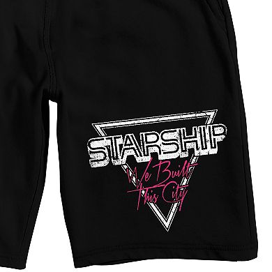 Men's Starship We Built This City Pajama Shorts