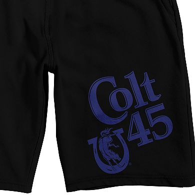 Men's Colt 45 Blue Logo Pajama Shorts