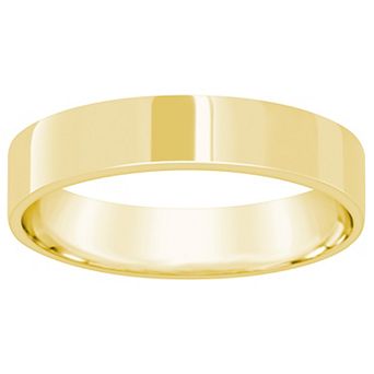 Alyson Layne Men's 14k Gold Flat Wedding Band