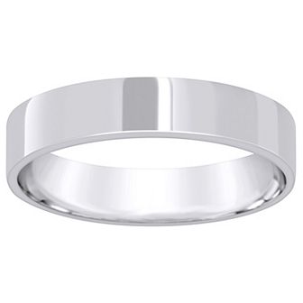 Alyson Layne 14k Gold Flat Wedding Band
