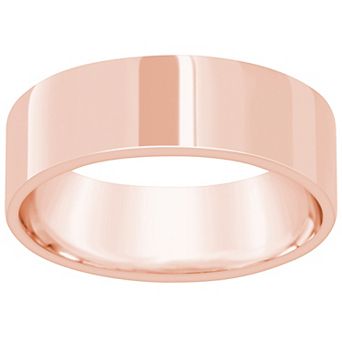 Alyson Layne 18k Gold Flat Wedding Band