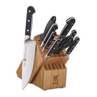 ZWILLING Pro 10 pc Knife Block Set - Bamboo