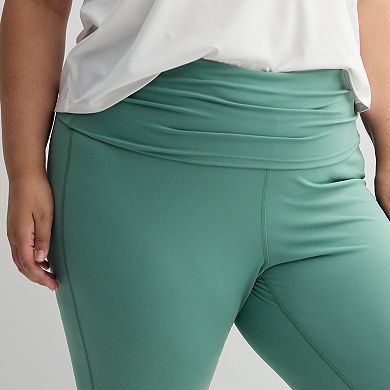 Plus Size Tek Gear Essential Soft Foldover Jogger Pants