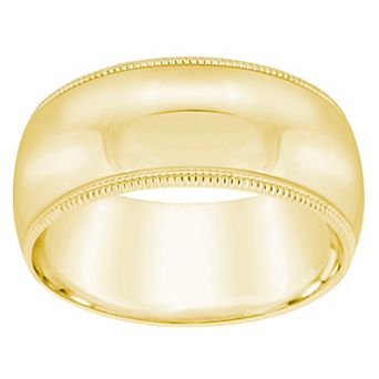 Alyson Layne 10k Gold Milgrain Wedding Band
