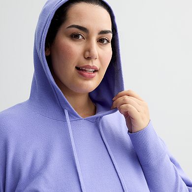 Plus Size Tek Gear® Tunic Hoodie Sweater