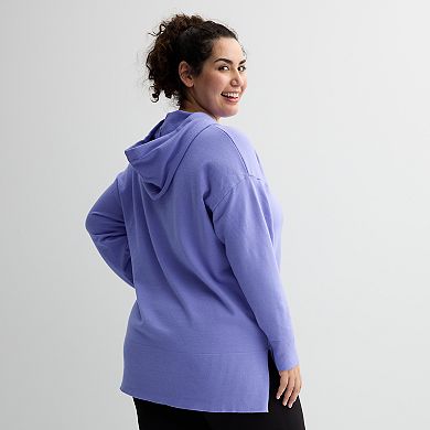 Plus Size Tek Gear® Tunic Hoodie Sweater