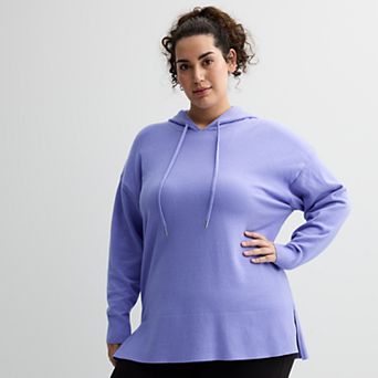 Plus Size Tek Gear® Tunic Hoodie Sweater