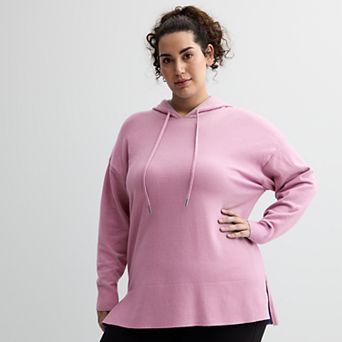 Plus Size Tek Gear® Tunic Hoodie Sweater