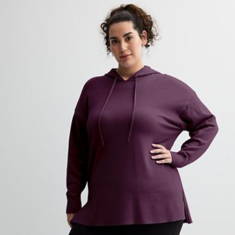 Plus Size Tek Gear® Tunic Hoodie Sweater