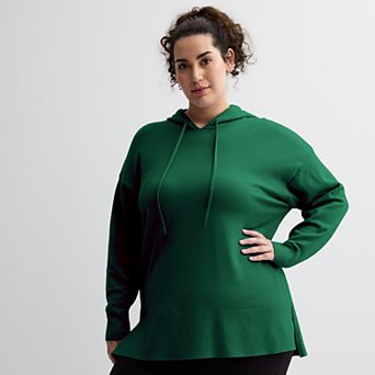 Plus Size Tek Gear® Tunic Hoodie Sweater