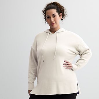 Plus Size Tek Gear® Tunic Hoodie Sweater