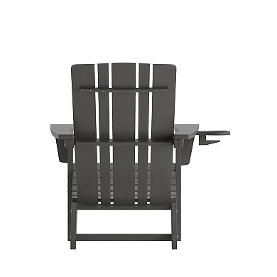 Flash Furniture Halifax Adirondack Chair with Cup Holder 4-piece Set