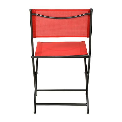 Flash Furniture Brazos Indoor / Outdoor Folding Chair 2-piece Set