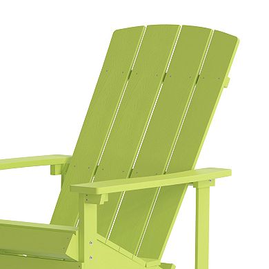 Flash Furniture Charlestown Adirondack Chair 4-piece Set