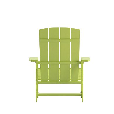 Flash Furniture Charlestown Adirondack Chair 4-piece Set