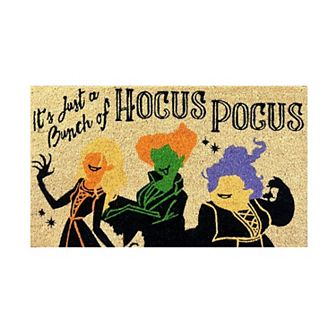 Disney's Hocus Pocus Sanderson Sisters It's All A Bunch Of Hocus Pocus Halloween Doormat
