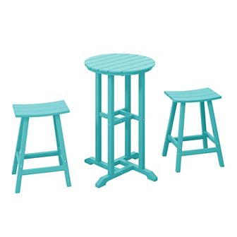 Westintrends 3 pc Outdoor/patio Counter Bistro Set