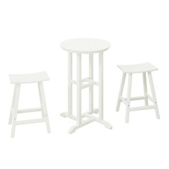 Westintrends 3 pc Outdoor/patio Counter Bistro Set