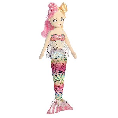 Aurora Large Pink Sea Sparkles Flutter Fashion Sparkles 18" Dulcinea Enchanting Stuffed Doll