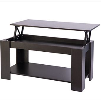 Modern Wood Coffee Table With Lift Tabletop