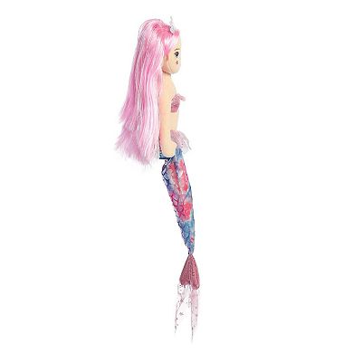 Aurora Large Pink Sea Sparkles Cheekys 18" Star Enchanting Stuffed Doll