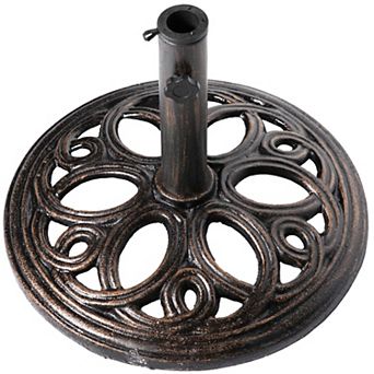 Decorative Cast Iron Patio Umbrella Base