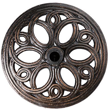 Decorative Cast Iron Patio Umbrella Base