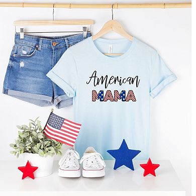 American Mama Short Sleeve Graphic Tee