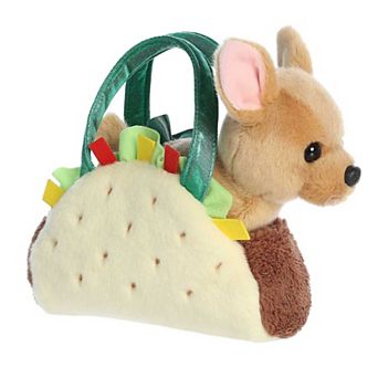 Aurora Small Brown Fancy Pals 7" Taco Fashionable Stuffed Animal