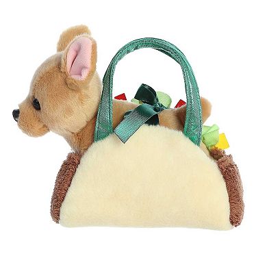 Aurora Small Brown Fancy Pals 7" Taco Fashionable Stuffed Animal