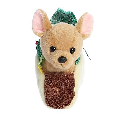 Aurora Small Brown Fancy Pals 7" Taco Fashionable Stuffed Animal