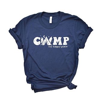 Camp My Happy Place Short Sleeve Graphic Tee