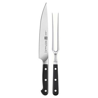 Zwilling Pro 2 pc Carving Knife & Fork Set